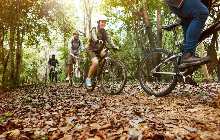 Bicicletada rural no Cantos da Mata
