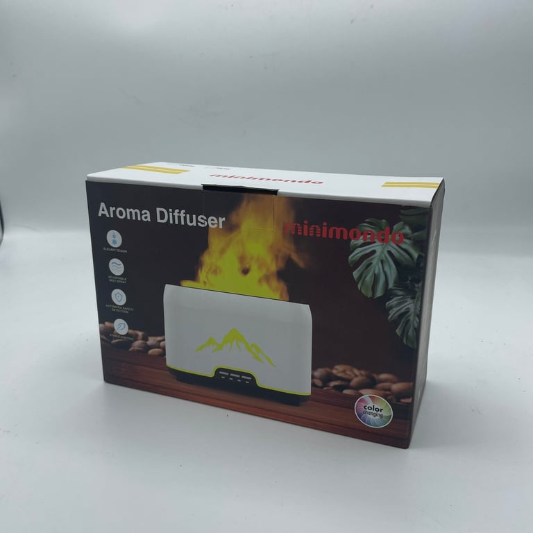 USB-C Aroma Diffuser (Remote Control, Flame Effect) - Himalayas Model