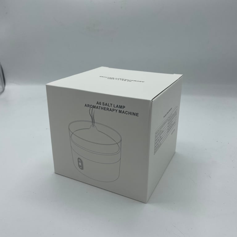 USB-C Aroma Diffuser (Himalayan Salt) - Night Light & Flame Effect - Product Name