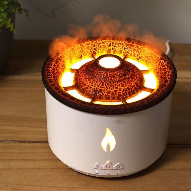 360ml Volcano Effect Aroma Diffuser (Plug) - Dual Colors - Medium, Home & Garden Brand