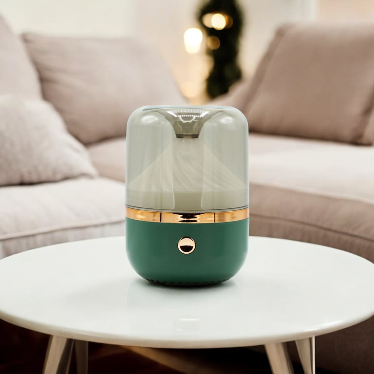 Aroma Diffuser (USB, Color Change) - Urban Green & Bronze