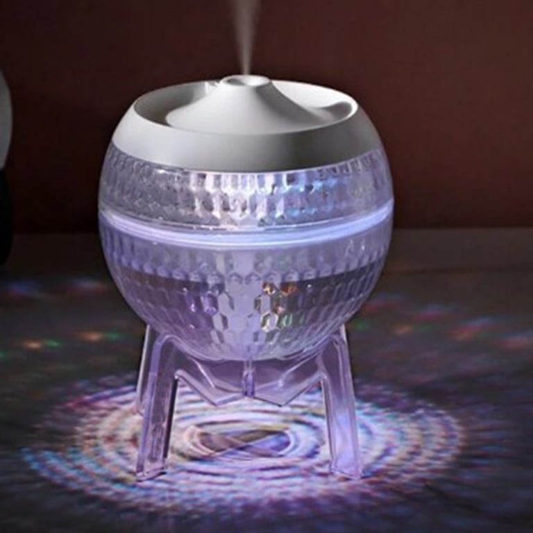 Mondo Planet Clear Humidifier - USB Powered Colour Change Down Light Portable Humidifier