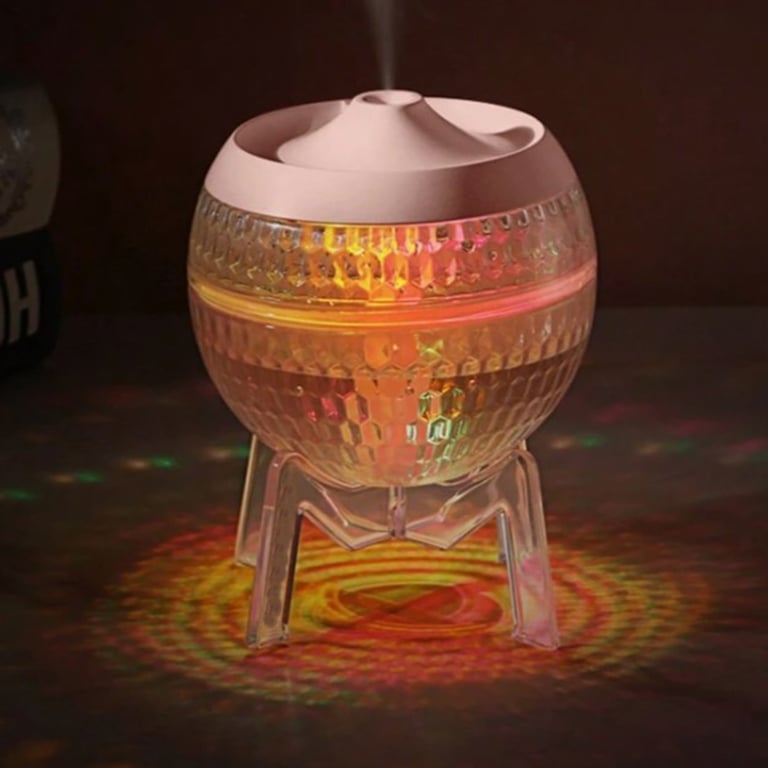 Mondo Planet Clear Humidifier - USB Powered Colour Change Down Light Portable Humidifier