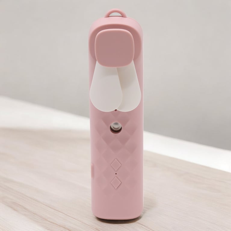 Pink Nano Mist Face Fan & Spray - Portable USB Chargable Beauty Tool for Skincare and Refreshment