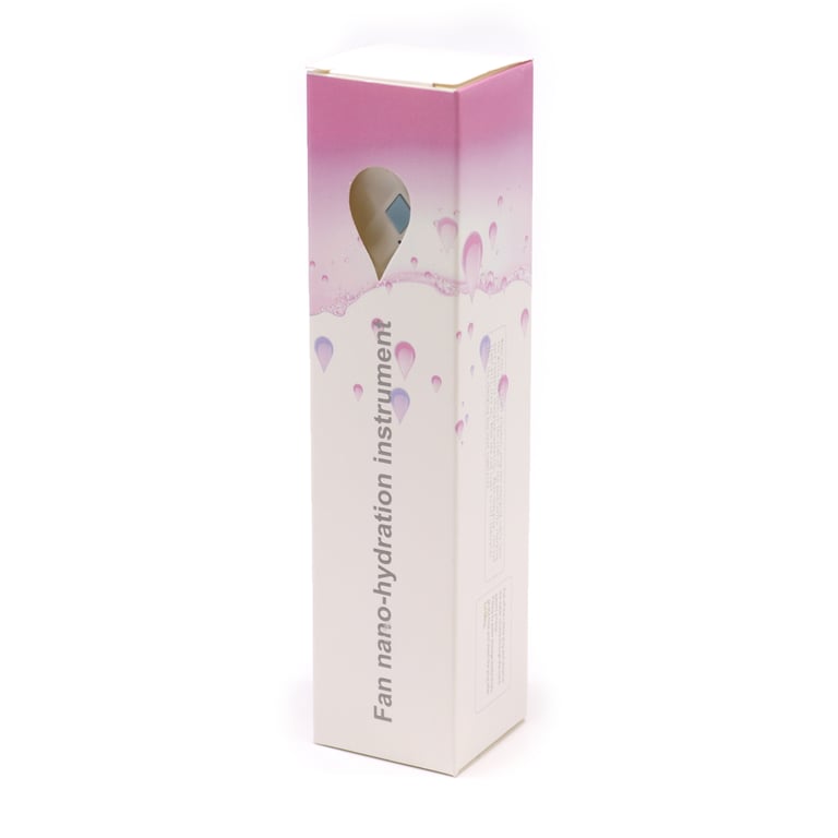 Pink Nano Mist Face Fan & Spray - Portable USB Chargable Beauty Tool for Skincare and Refreshment