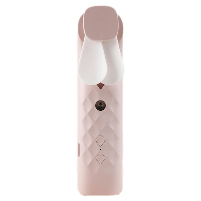 Pink Nano Mist Face Fan & Spray - Portable USB Chargable Beauty Tool for Skincare and Refreshment