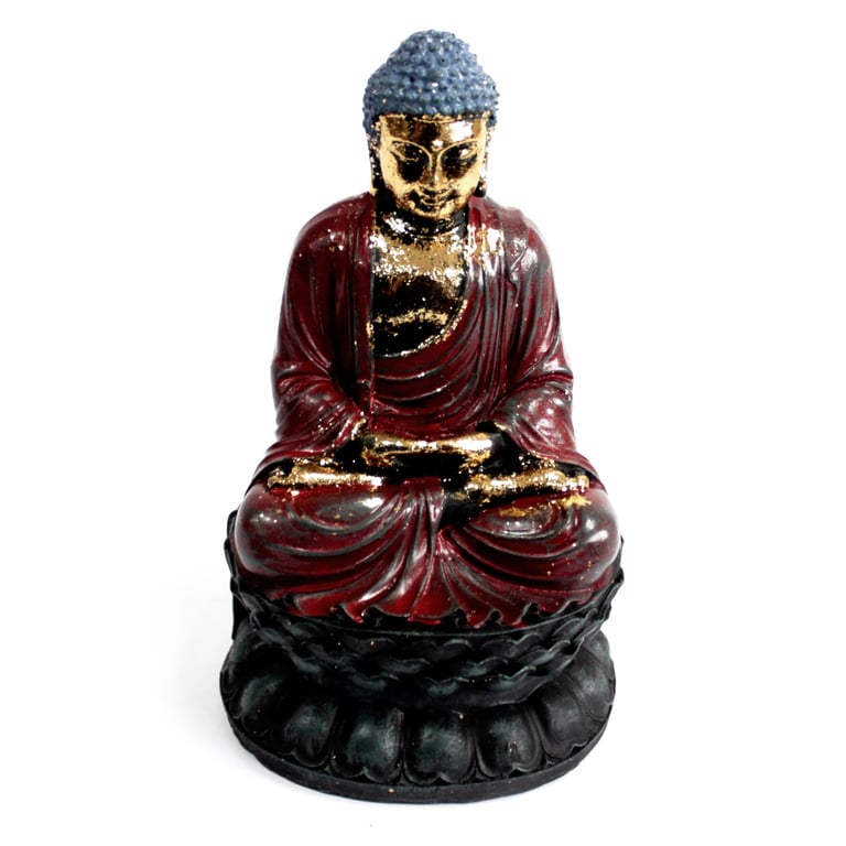 Antique Handcrafted Buddha Statue - Classic Traditional Design