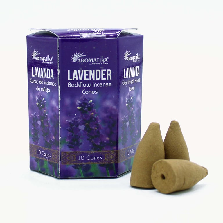 Lavender Masala Backflow Incense Sticks - 10 Pack Home Scented Aroma