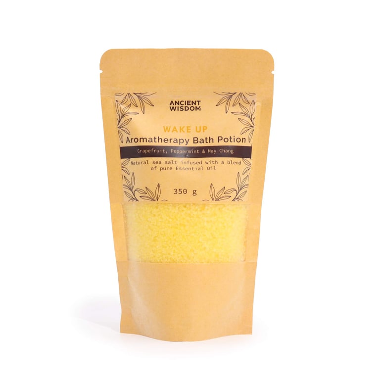 Aromatherapy Bath Potion - Relax and Revitalize in a 350g Kraft Bag, Stimulate Your Senses for Morning Wake Up and Stress Relief