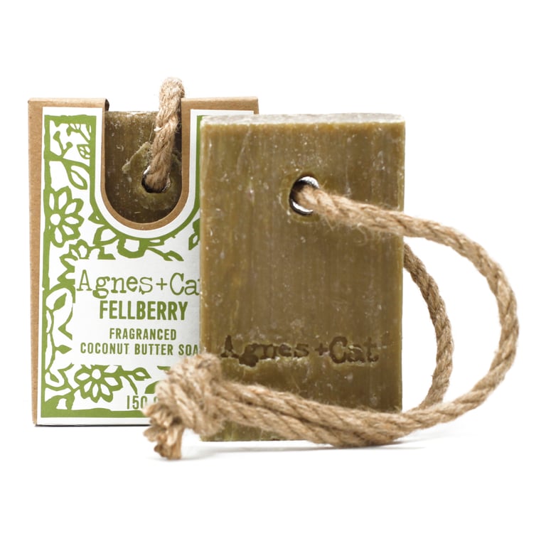 Fellberry Soap On A Rope - Handmade Natural Scented Bar Soap