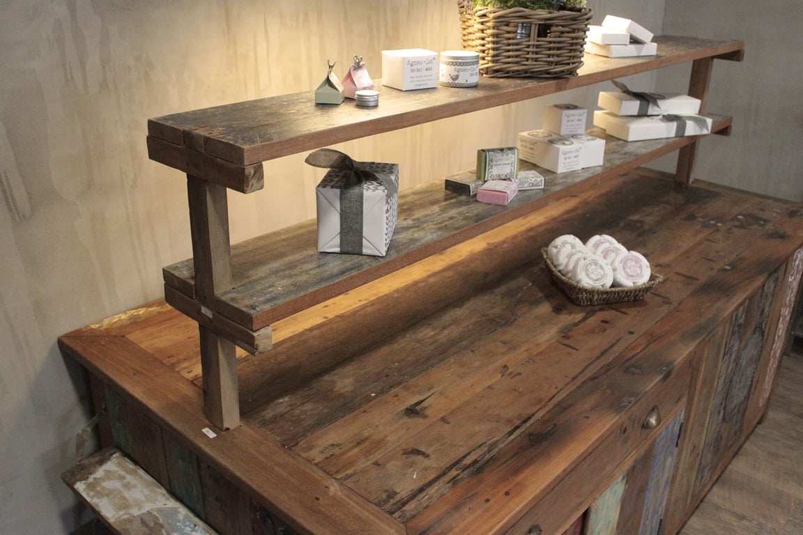 Large Centre Display Table (207x97x80cm) by A&C