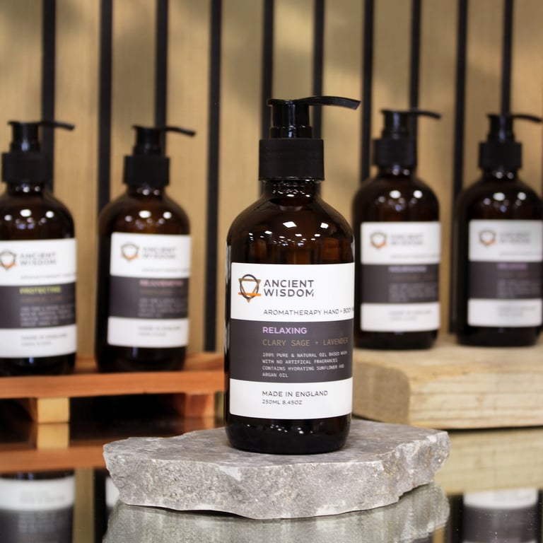 Mandarin & Ginger Natural Hand and Body Wash 250ml, Fragrant Cleanser for Smooth Skin