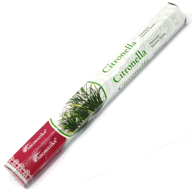 Aromatica Premium Citronella Incense - Natural Home Fragrance & Mosquito Repellent