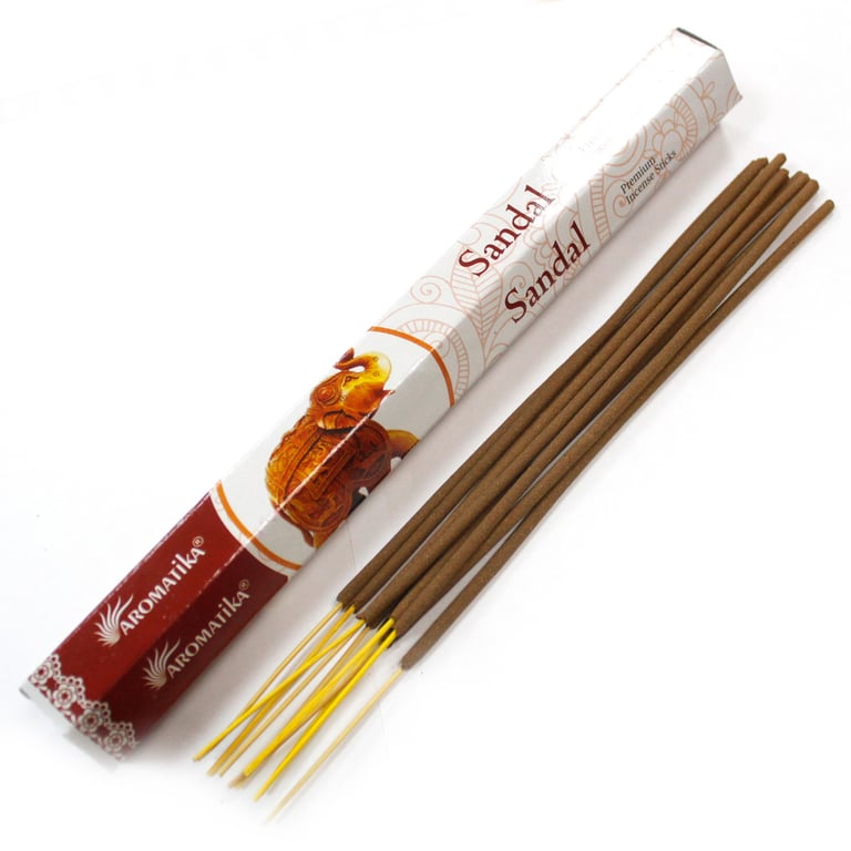 Aromatica Premium Sandalwood Incense Sticks - Natural Home Fragrance for Relaxation
