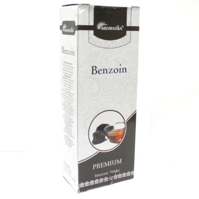 Aromatica Premium Benzoin Scented Incense Sticks - Spiritual Home Fragrance