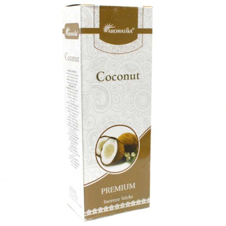 Aromatica Premium Coconut Scented Natural Home Incense Sticks - Pure Fragrance and Relaxation