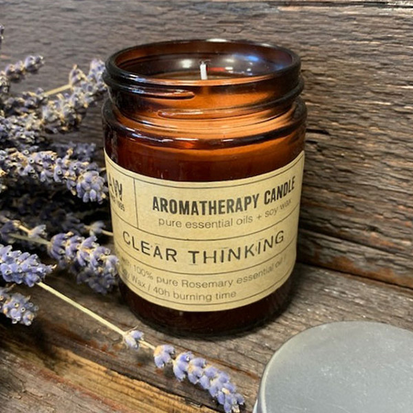 Aromatherapy Candle - Clear Thinking for Mindful Relaxation and Stress Relief