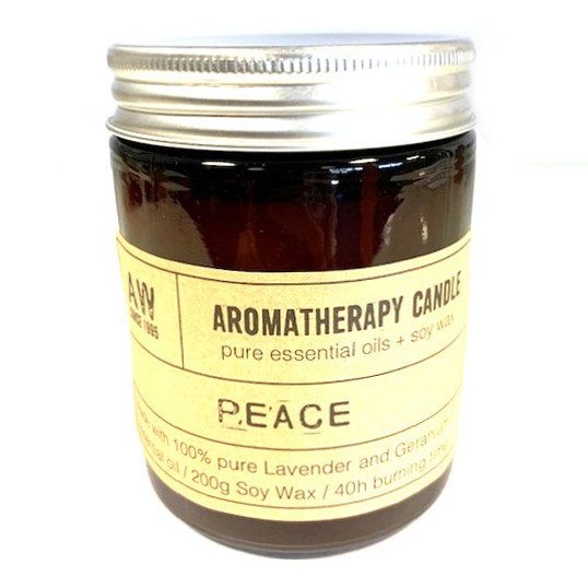 Lavender Aromatherapy Candle - Peaceful Relaxation and Stress Relief