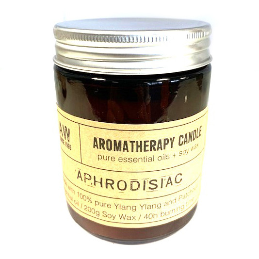 Aphrodisiac Aromatherapy Candle - Sensual & Romantic Scented Mood Enhancer