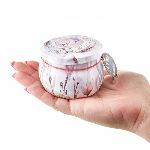 Art Tin Candle - Assorted Sea Life Design with Raspberry Scented Wax