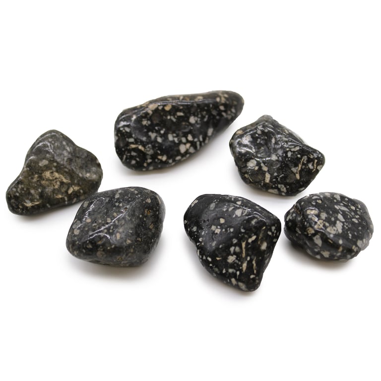 African Tumble Stones - Guinea Fowl Large, Natural Home Decor and Garden Landscaping Rocks