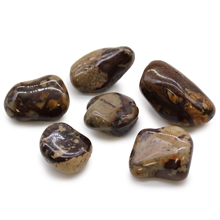 Large African Jasper Nguni Tumble Stones - Natural, Large Mineral Specimen