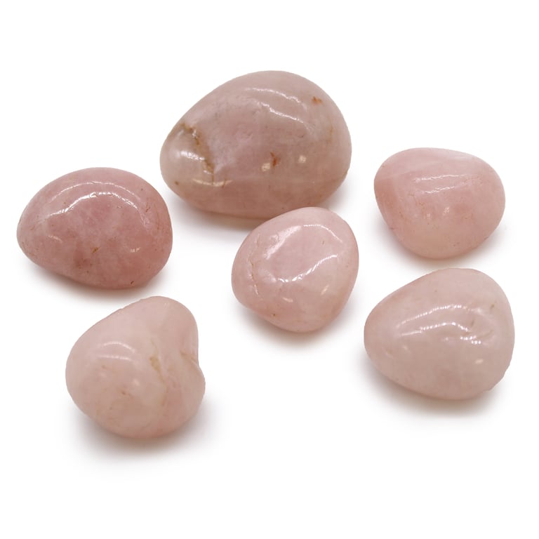 Large African Rose Quartz Tumble Stones for Healing and Crystal Therapy - Large Size