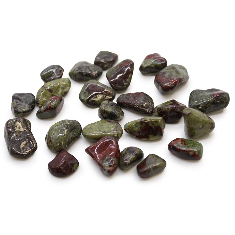 African Dragon Stone Tumble Stones - Crystal Healing Decor for Home and Meditation