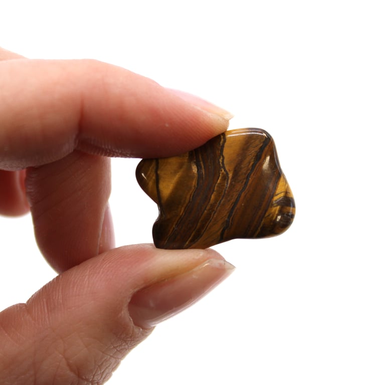 African Tigers Eye Golden Tumble Stones - Natural Healing Decorative Gemstones