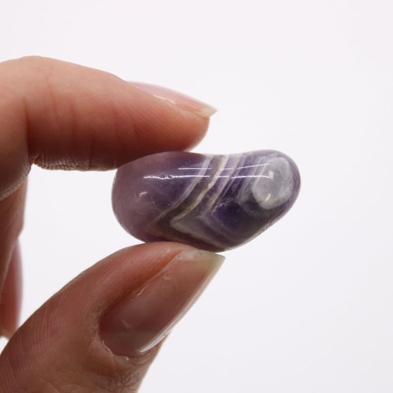 Small Amethyst Tumble Stones - Spiritual and Healing Crystals for Home Decor