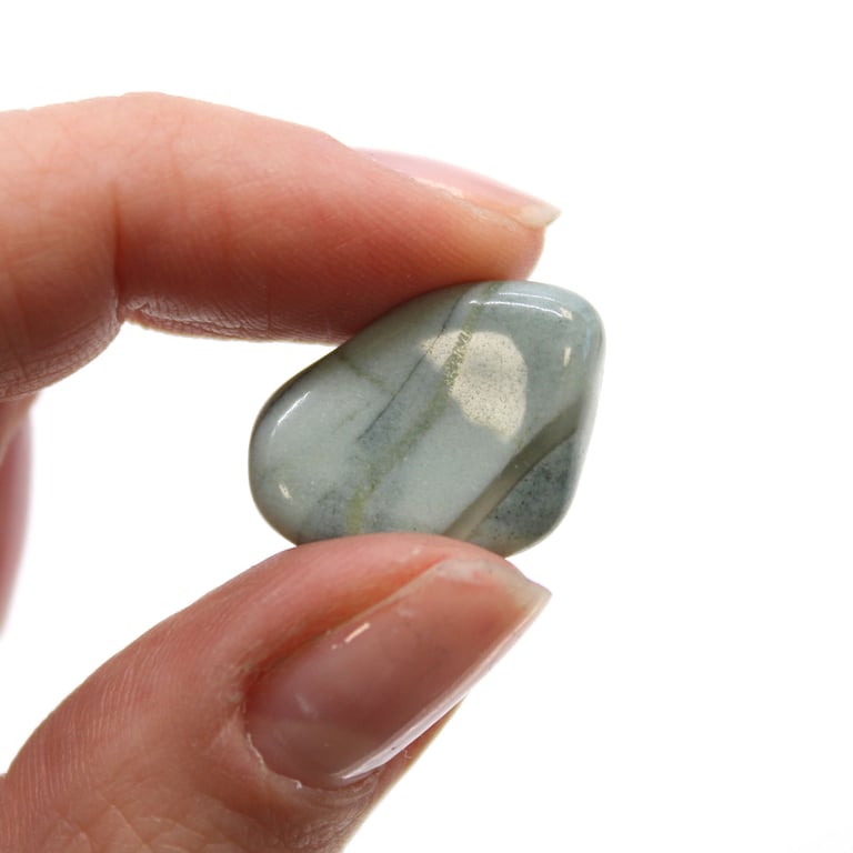 African Tumble Stones - Bloodstone & Sephtonite Gemstones - Natural Healing Crystals
