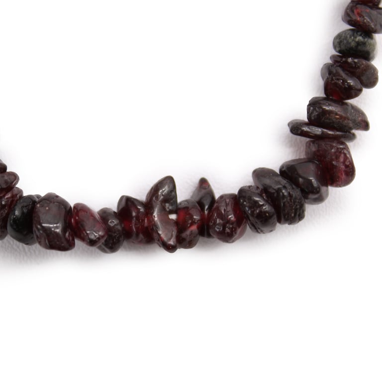 Blood Garnet Chipstone Gemstone Fashion Jewelry Bracelet
