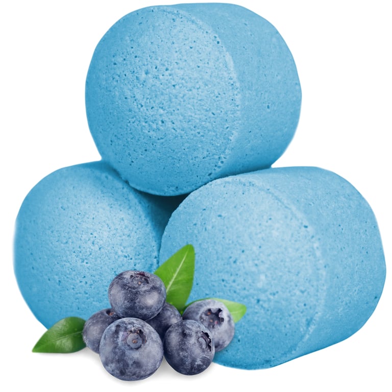 1.3 Kg Blueberry Mini Bath Bombs Box - Relaxing Aroma - Chill Pills