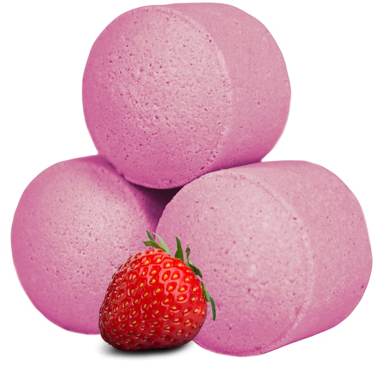 1.3 Kg Strawberry Mini Bath Bombs Box - Relaxing Aroma, Chill Pills