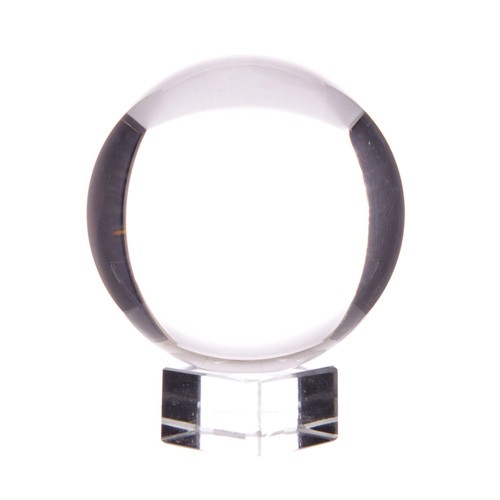 100mm Crystal Ball with Stand - Clear Divination Accessory