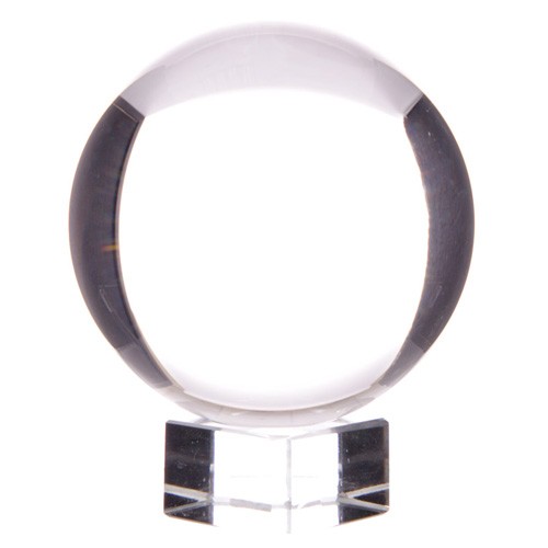 150mm Crystal Ball on Stand - Clear Divination Tool