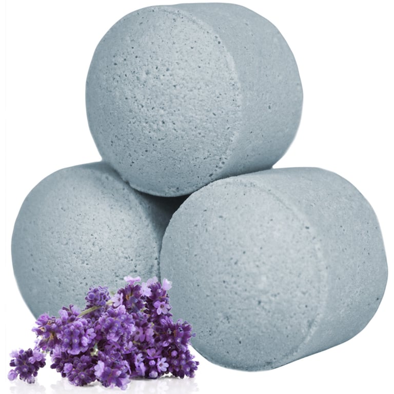 1.3Kg Lavender Mini Bath Bombs - Relaxing Aromatherapy, Chill Pills Box