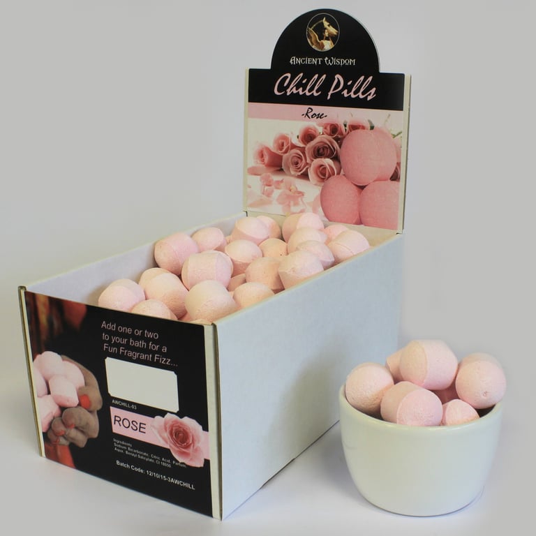 1.3Kg Rose Bath Bomb Box - Aromatic Mini Relaxers by Your Brand