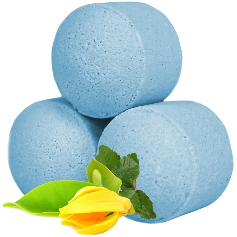 1.3Kg Ylang & Patchouli Mini Bath Bombs - Chill Pills Box (Aromatherapy)