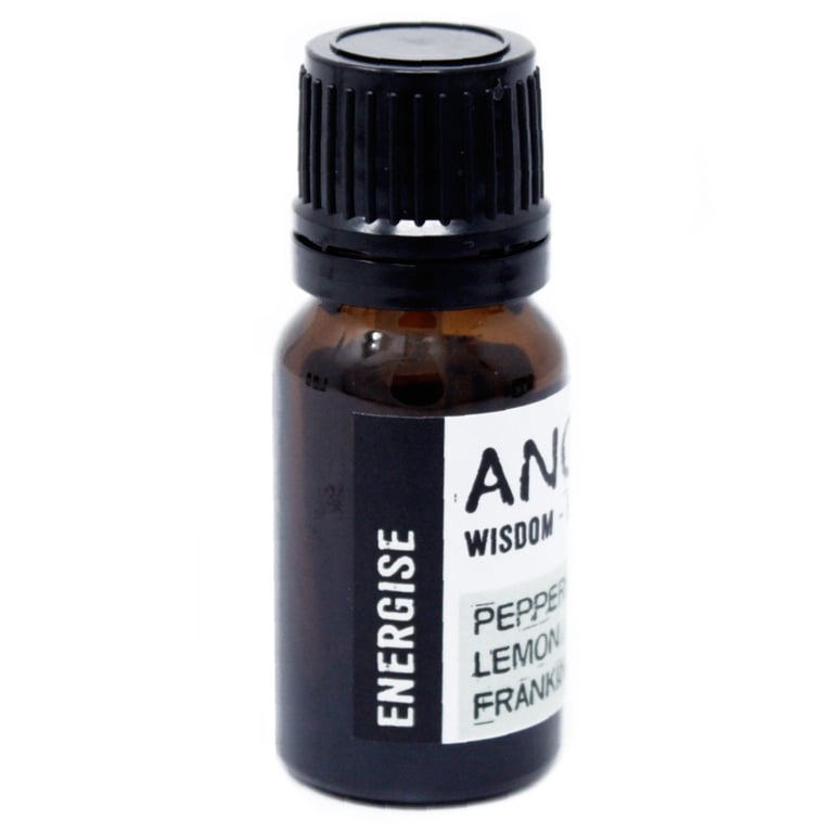 Energising Essential Oil Blend - 10ml Aromatherapy Oil for Stress Relief and Energy Boost