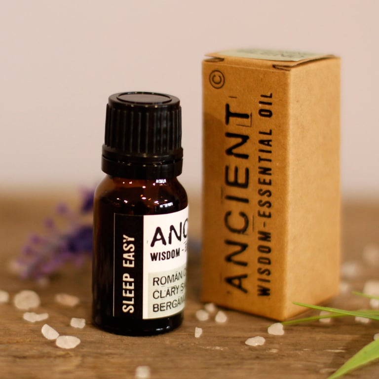 Sleep Easy Essential Oil Blend - 10ml Relaxation and Stress Relief Aromatherapy Oil