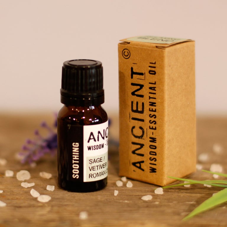 Soothing Essential Oil Blend - 10ml Natural Relaxation Aromatherapy Oils Boxed