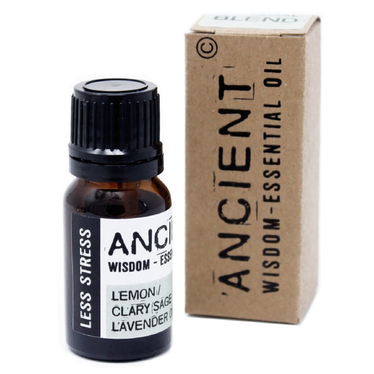 Less Stress 10ml Essential Oil Blend - Natural Calming Relief for a Peaceful Mind