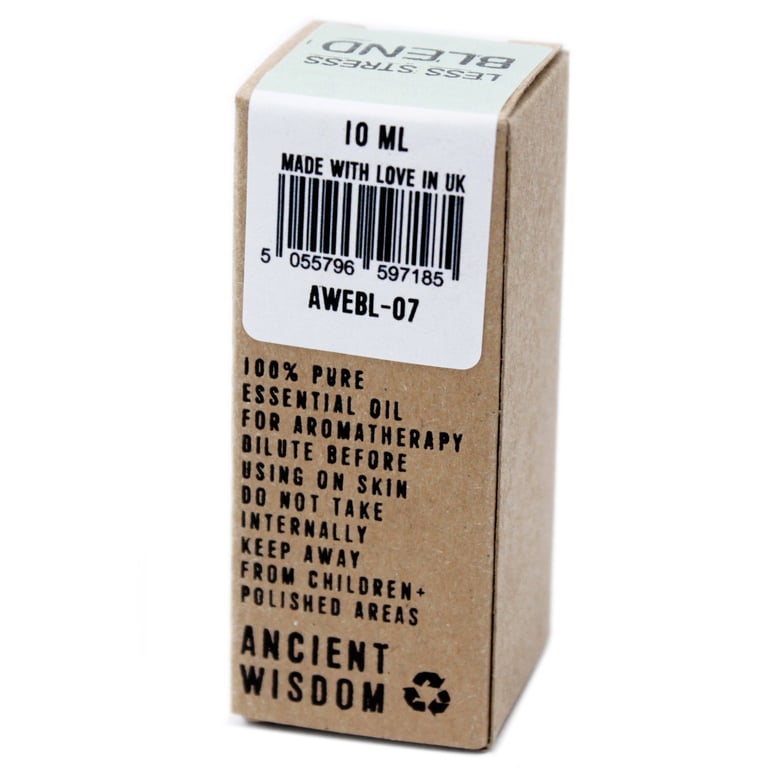 Less Stress 10ml Essential Oil Blend - Natural Calming Relief for a Peaceful Mind
