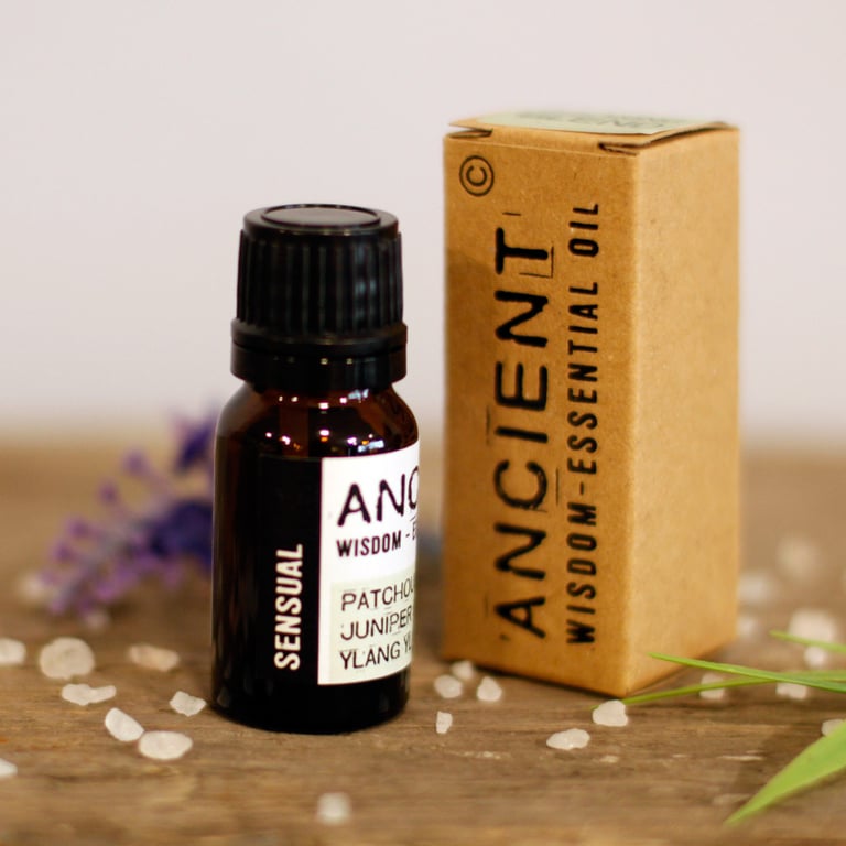 Sensual Essential Oil Blend - 10ml Natural Aromatherapy Fragrance in Boxed Bottle