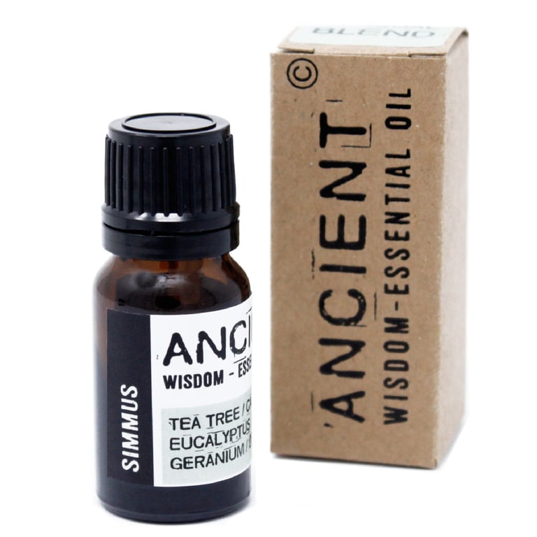 Simmus Essential Oil Blend - 10ml Natural Home Aromatherapy Wellness Oil
