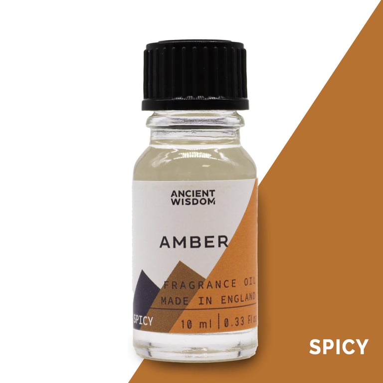 10ml Amber Fragrance Oil - Natural Aromatic Scent for Home and Candles