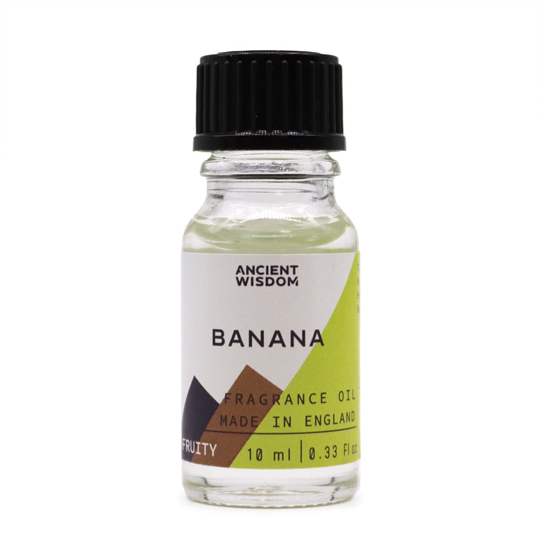 Natural Banana Scent - 10ml Home Fragrance Oil - Kitchen Room Freshener