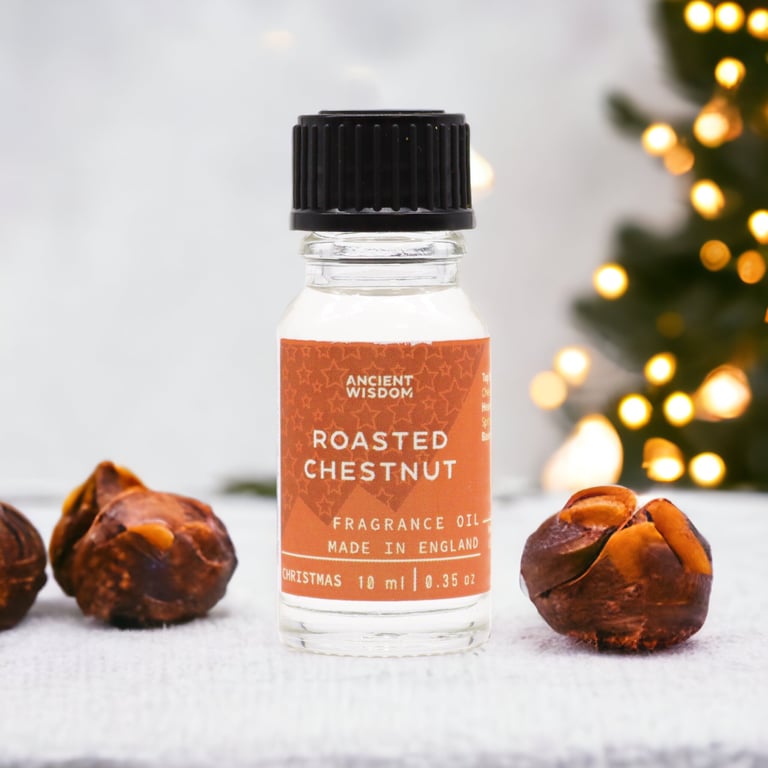 Roasted Chestnut Fragrance Oil - 10ml Home Scent for Holiday Decoration and Kitchen Essentials