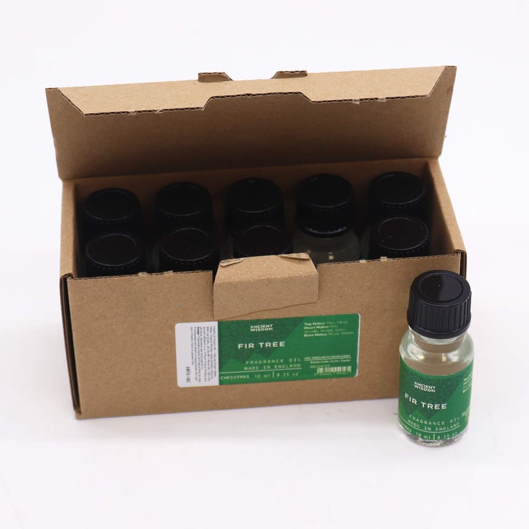 Fir Tree Fragrance Oil - 10ml Natural Christmas Scent Essential Oil for Home and Garden